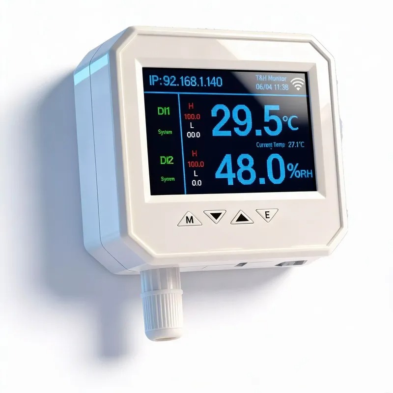 Temperature Humidity Sensor - เซ็นเซอร์วัดอุณหภูมิและความชื้นปี 2026 เชื่อมต่อผ่าน WiFi ใช้พลังงานจาก PoE