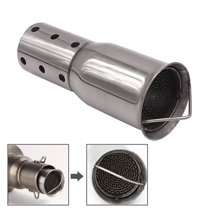 Ir Blaster Universal - ตัวลดเสียงแคทตาไลติก ยูนิเวอร์แซล 51 มม. สำหรับท่อไอเสียรถจักรยานยนต์ ลดเสียงรบกวน