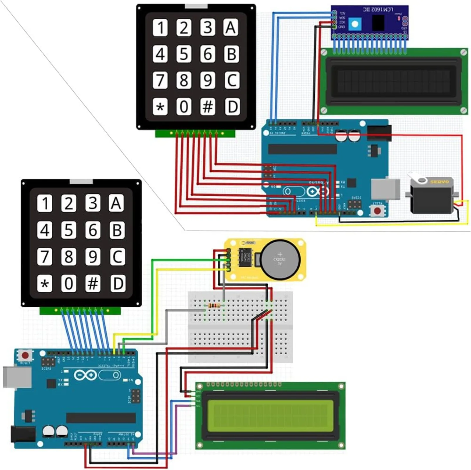แผงปุ่มกดเมมเบรนแบบเมทริกซ์ 4x - Home Automation Arduino บทวิจารณ์และราคา