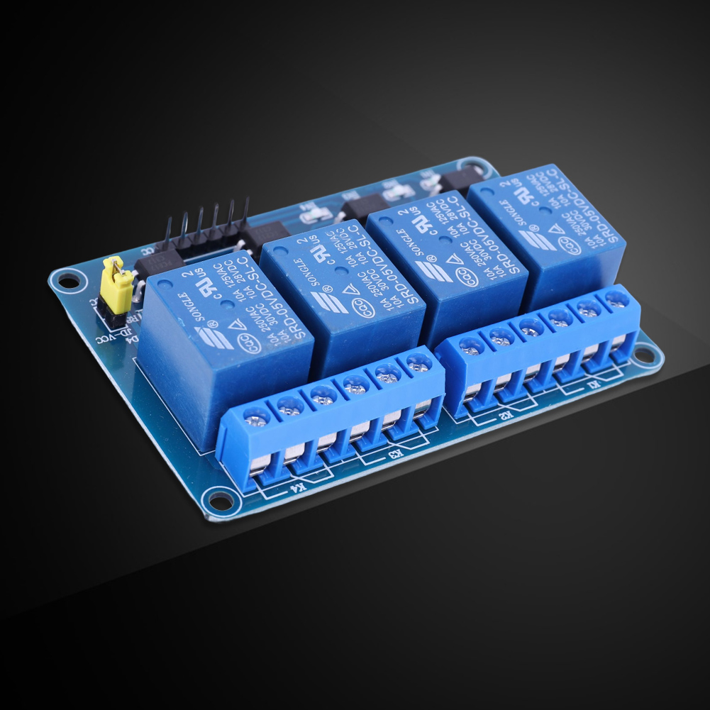 5V 12V 4 ช่องรีเลย์บอร์ดพร้อมร - Home Automation Arduino บทวิจารณ์และราคา