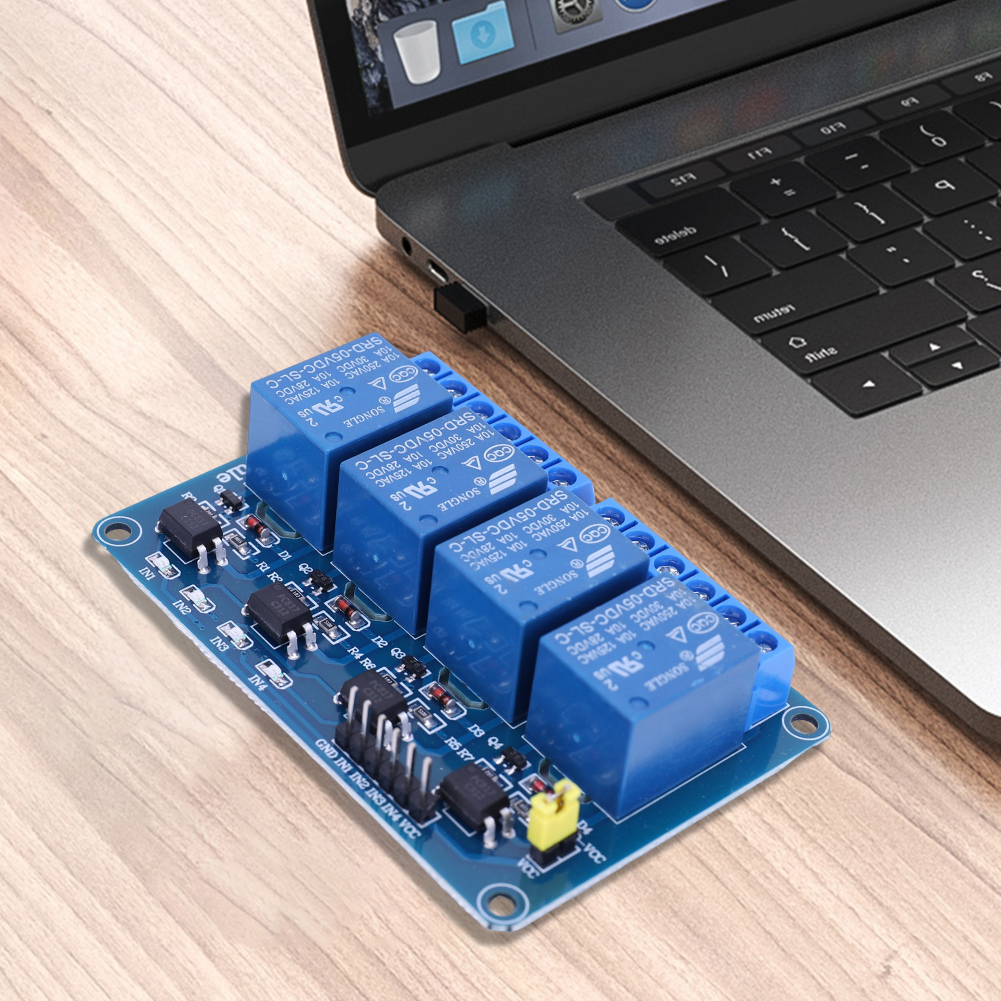 5V 12V 4 ช่องรีเลย์บอร์ดพร้อมร - Home Automation Arduino บทวิจารณ์และราคา