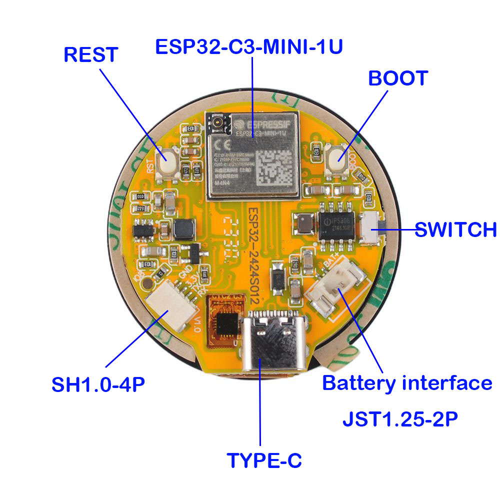 จอแสดงผล ESP32 1.28นิ้ว ESP32- - Home Automation Industry บทวิจารณ์และราคา