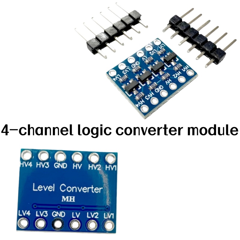 โมดูลแปลงสัญญาณลอจิก 4 ช่องแบบ - Level Shifter 3.3V บทวิจารณ์และราคา