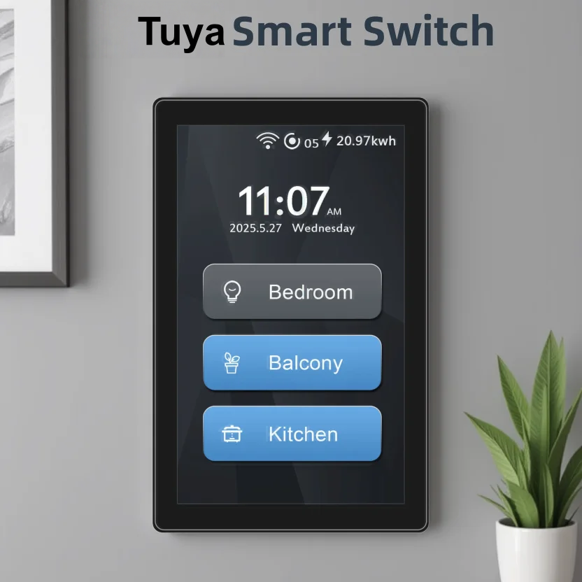 สวิตช์ไวไฟอัจฉริยะ Tuya Eu 4x4 - Diy Home Automation System บทวิจารณ์และราคา
