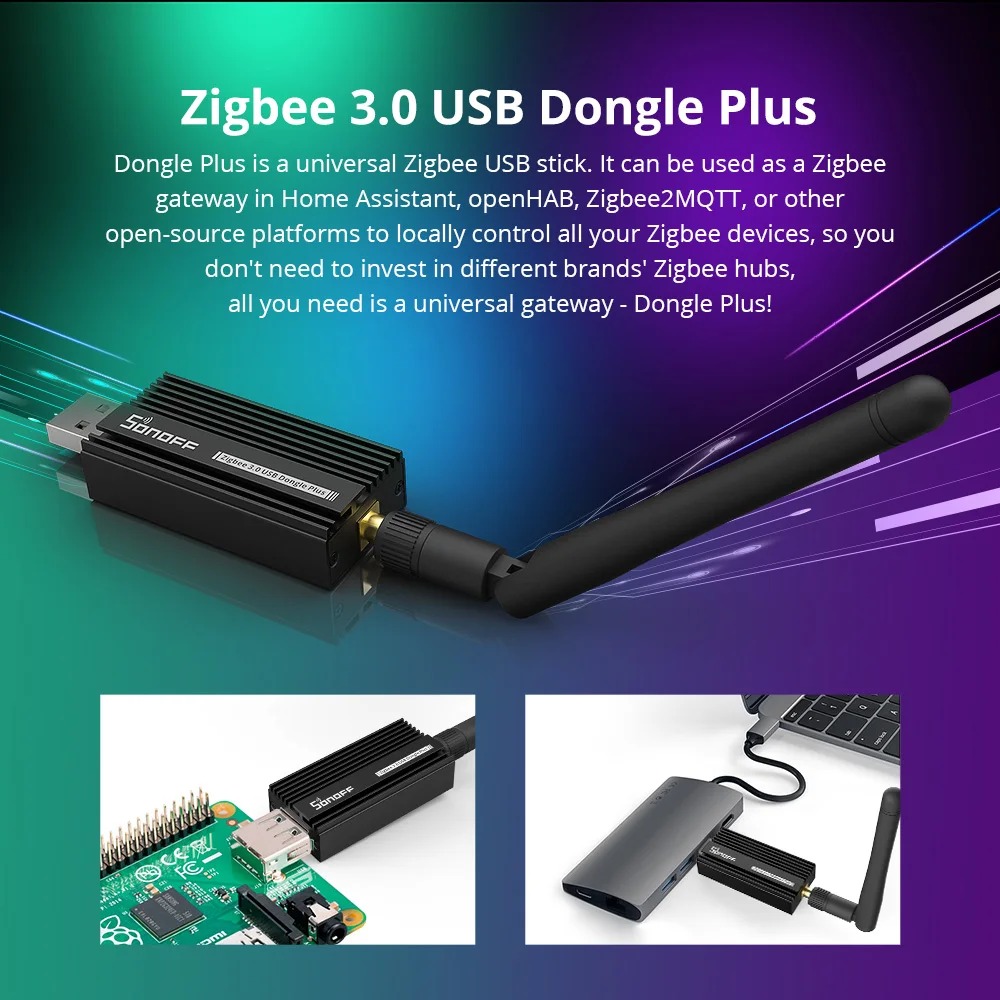 Sonoff Zigbee 3.0 Usb Dongle P - Zigbee Coordinator Stick บทวิจารณ์และราคา