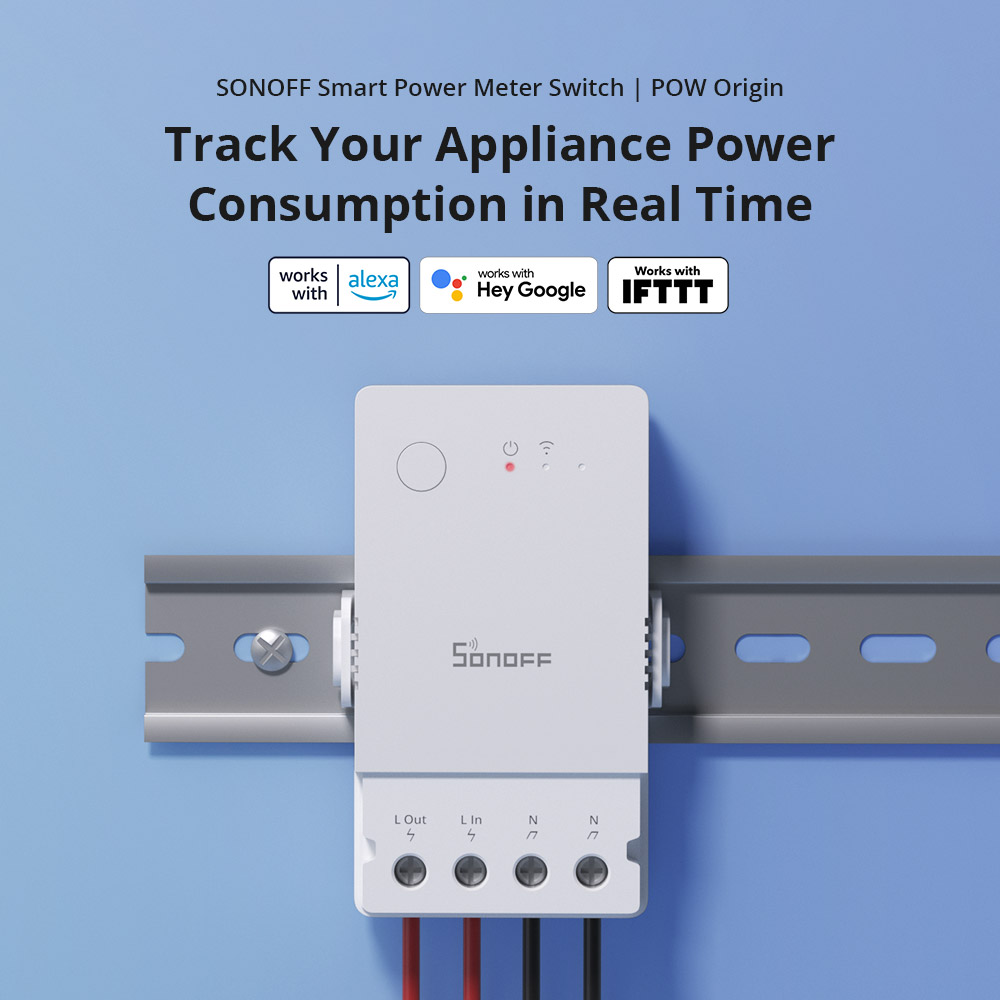 สวิตช์มิเตอร์ไฟฟ้าอัจฉริยะ SON - Sonoff Basic Switch บทวิจารณ์และราคา