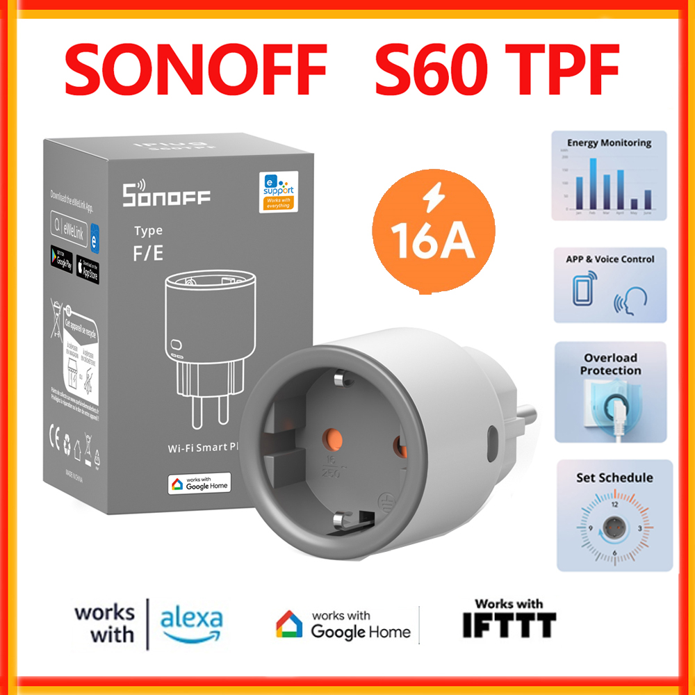 SONOFF S60 TPF EU Wifi Smart P - Sonoff Basic Switch บทวิจารณ์และราคา