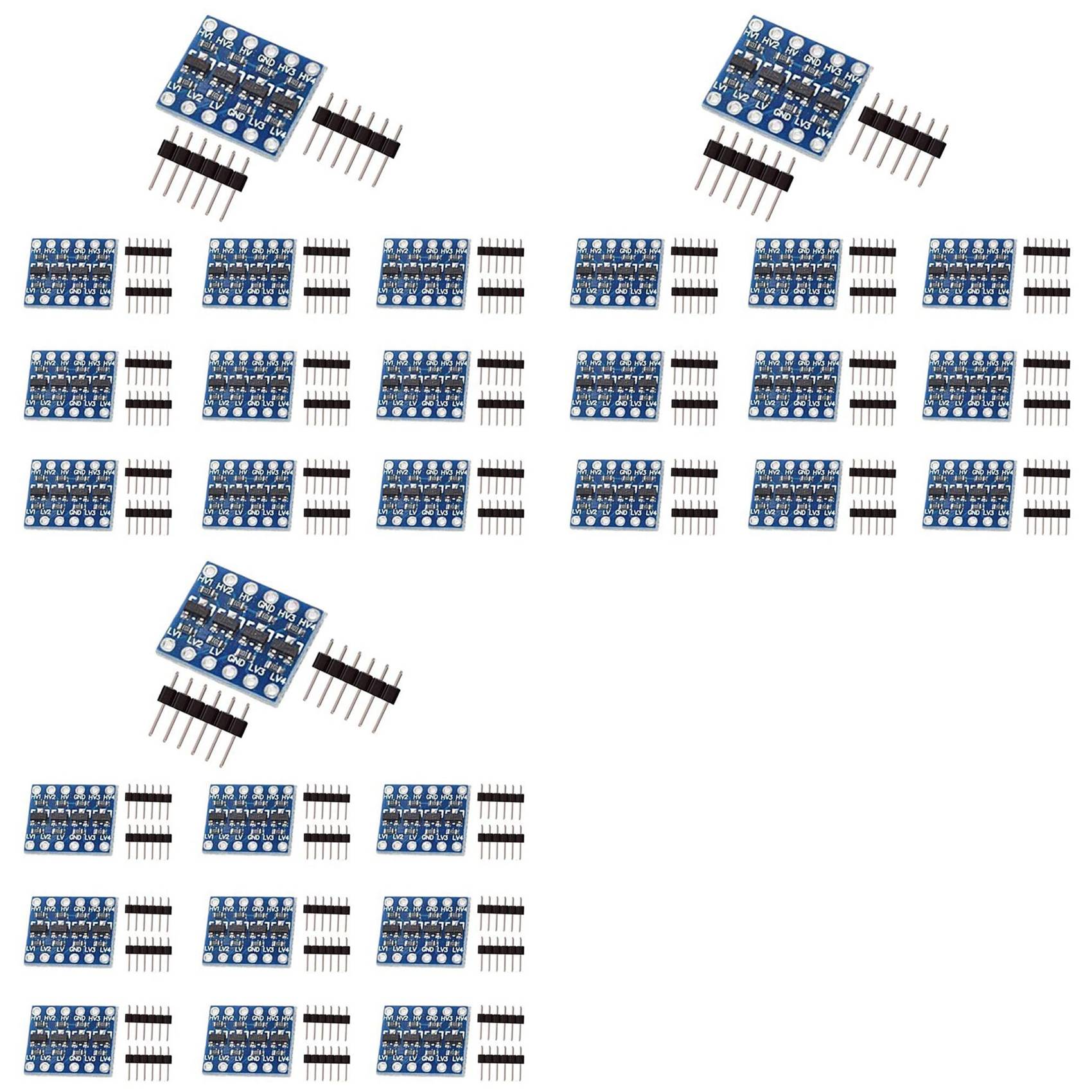 JABS-30Pcs 4 ช่อง IIC I2C ตัวแ - Level Shifter 3.3V บทวิจารณ์และราคา
