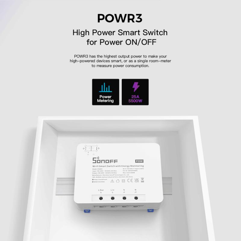 สวิตช์มิเตอร์ไฟฟ้าอัจฉริยะ SON - Sonoff Basic Switch บทวิจารณ์และราคา